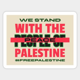 Free Palestine Gaza Rafah Ceasefire Now Peace Activist Magnet